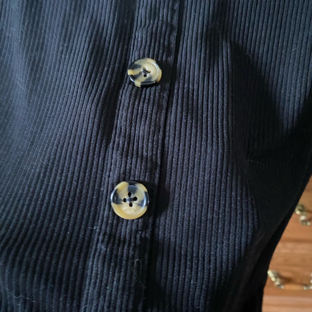No Boundaries Black Ribbed Top - Picture 4 of 5